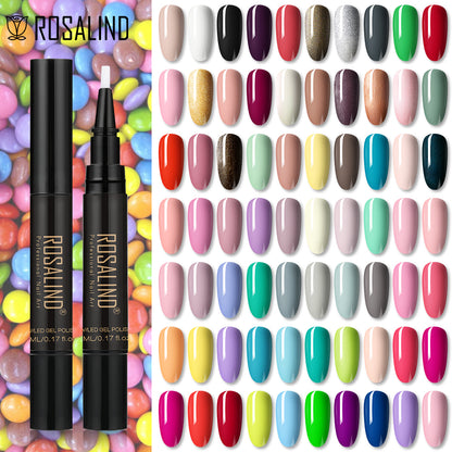 Pure Color Gel Nail Polish Pen - ROSALIND UV Neon Hybrid