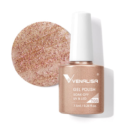 Venalisa VIP4 7.5ml Gel Nail Polish Hema Free Full Coverage Beautiful Semi Permanent Soak Off UV LED Gel Nail Polish Gel Lacquer