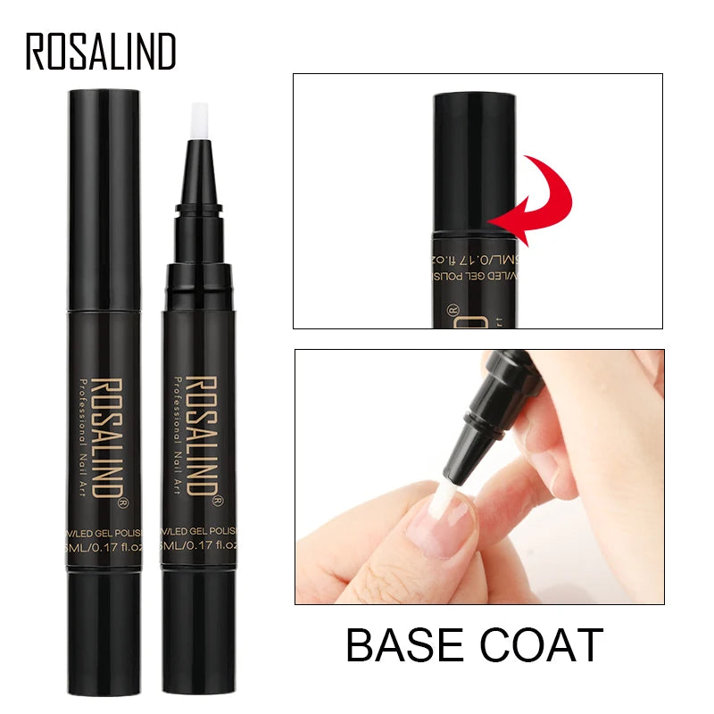 Pure Color Gel Nail Polish Pen - ROSALIND UV Neon Hybrid