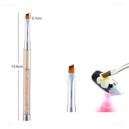 Nail Art Brush: Gradient UV Gel Pen for French Lines