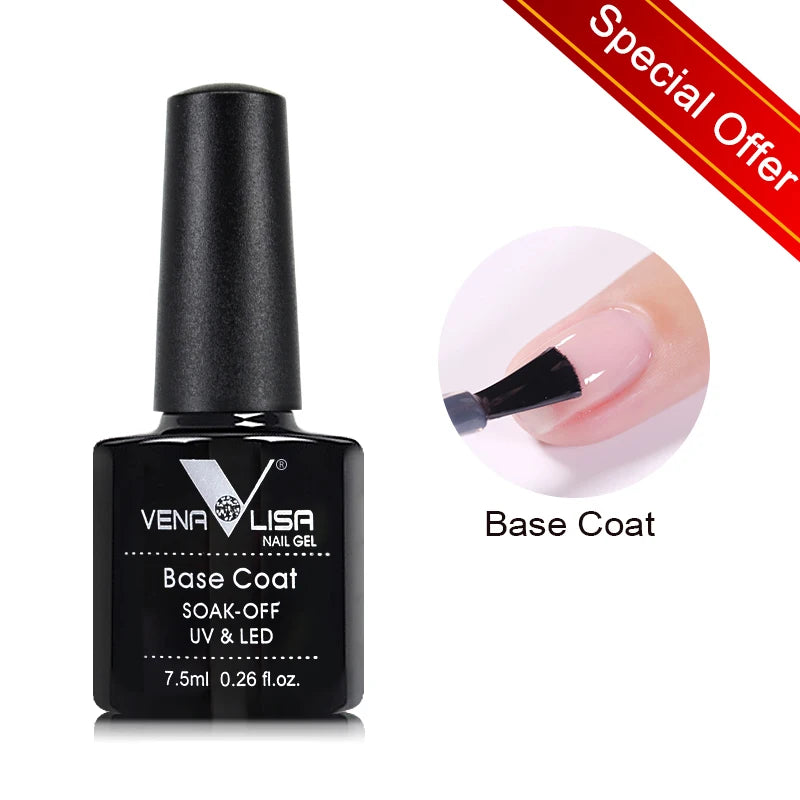 Venalisa VIP4 7.5ml Gel Nail Polish Hema Free Full Coverage Beautiful Semi Permanent Soak Off UV LED Gel Nail Polish Gel Lacquer
