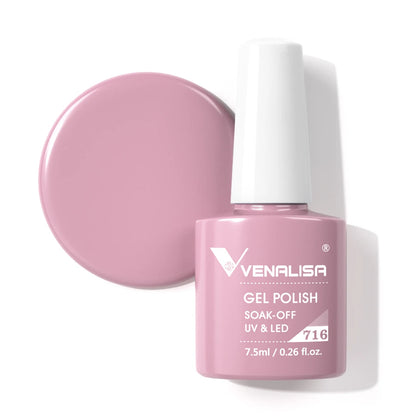 Venalisa VIP4 7.5ml Gel Nail Polish Hema Free Full Coverage Beautiful Semi Permanent Soak Off UV LED Gel Nail Polish Gel Lacquer