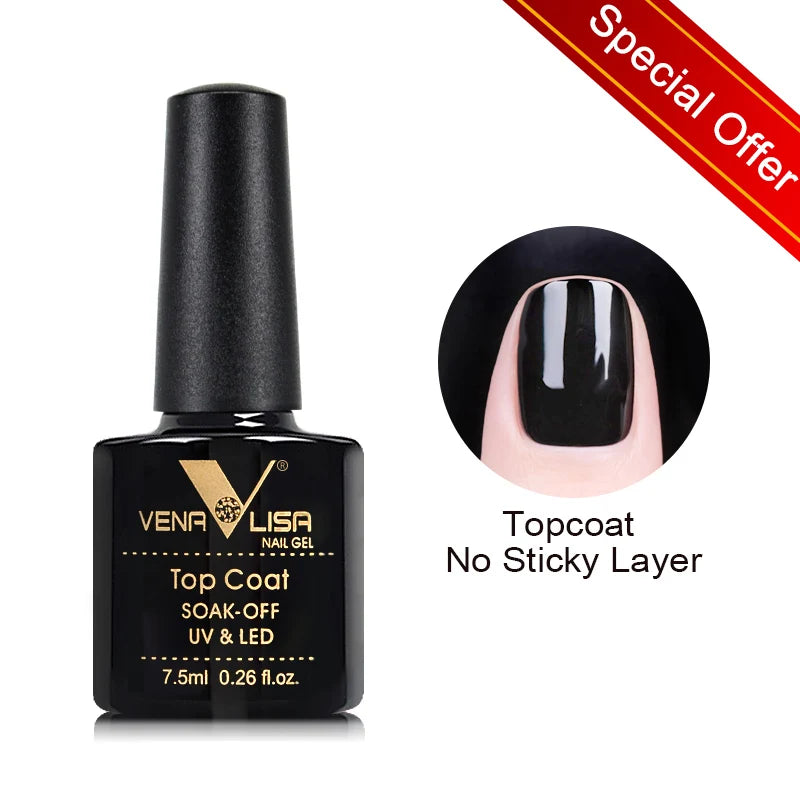 Venalisa VIP4 7.5ml Gel Nail Polish Hema Free Full Coverage Beautiful Semi Permanent Soak Off UV LED Gel Nail Polish Gel Lacquer
