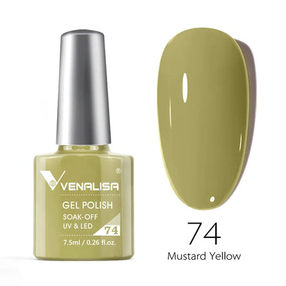 Venalisa VIP4 7.5ml Gel Nail Polish Hema Free Full Coverage Beautiful Semi Permanent Soak Off UV LED Gel Nail Polish Gel Lacquer