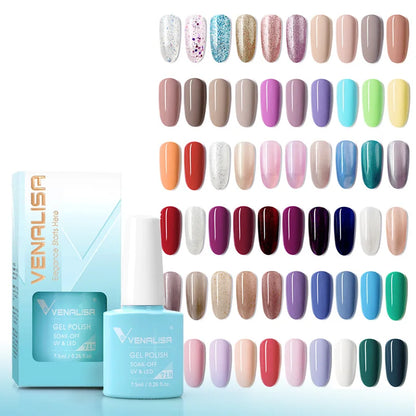 Venalisa VIP4 7.5ml Gel Nail Polish Hema Free Full Coverage Beautiful Semi Permanent Soak Off UV LED Gel Nail Polish Gel Lacquer