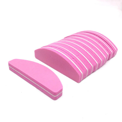 10pcs Nail Polishing Block Nail Files Washable Double-Side Nail Buffering File Art Salon Sponge Manicure Tool Nails Accessories