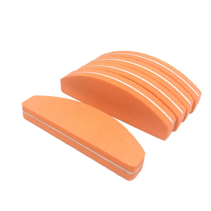 10pcs Nail Polishing Block Nail Files Washable Double-Side Nail Buffering File Art Salon Sponge Manicure Tool Nails Accessories