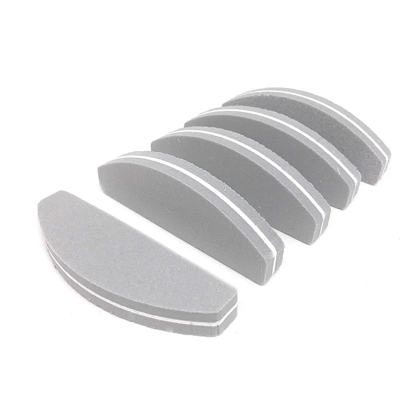 10pcs Nail Polishing Block Nail Files Washable Double-Side Nail Buffering File Art Salon Sponge Manicure Tool Nails Accessories