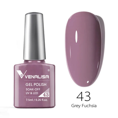 Venalisa VIP4 7.5ml Gel Nail Polish Hema Free Full Coverage Beautiful Semi Permanent Soak Off UV LED Gel Nail Polish Gel Lacquer