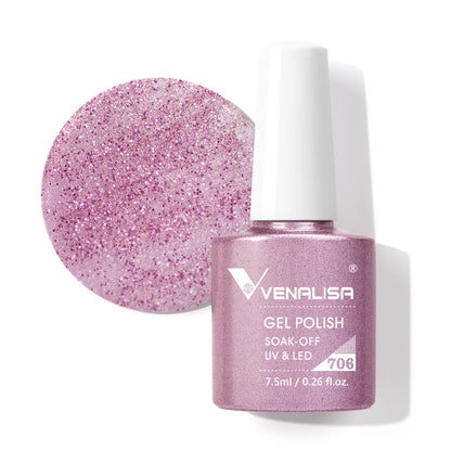 Venalisa VIP4 7.5ml Gel Nail Polish Hema Free Full Coverage Beautiful Semi Permanent Soak Off UV LED Gel Nail Polish Gel Lacquer