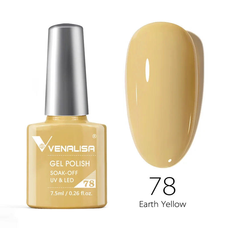 Venalisa VIP4 7.5ml Gel Nail Polish Hema Free Full Coverage Beautiful Semi Permanent Soak Off UV LED Gel Nail Polish Gel Lacquer