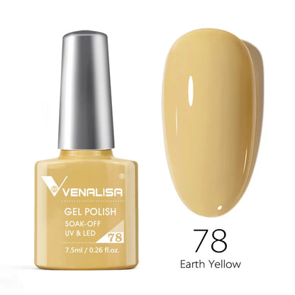 Venalisa VIP4 7.5ml Gel Nail Polish Hema Free Full Coverage Beautiful Semi Permanent Soak Off UV LED Gel Nail Polish Gel Lacquer