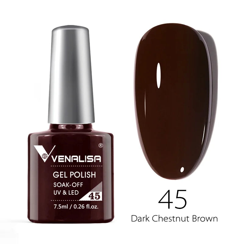 Venalisa VIP4 7.5ml Gel Nail Polish Hema Free Full Coverage Beautiful Semi Permanent Soak Off UV LED Gel Nail Polish Gel Lacquer