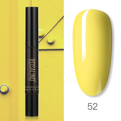 Pure Color Gel Nail Polish Pen - ROSALIND UV Neon Hybrid