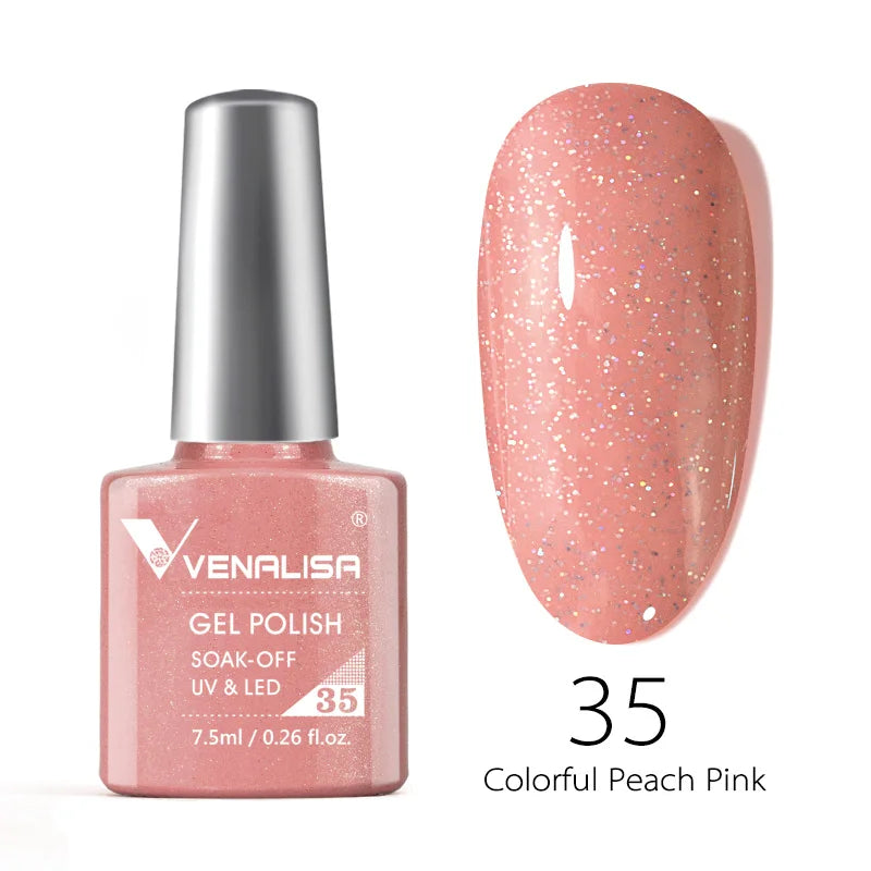 Venalisa VIP4 7.5ml Gel Nail Polish Hema Free Full Coverage Beautiful Semi Permanent Soak Off UV LED Gel Nail Polish Gel Lacquer