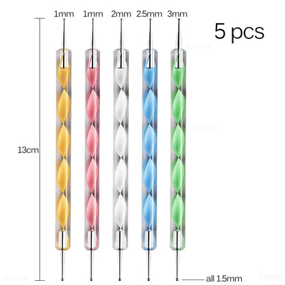 Nail Art Brush: Gradient UV Gel Pen for French Lines