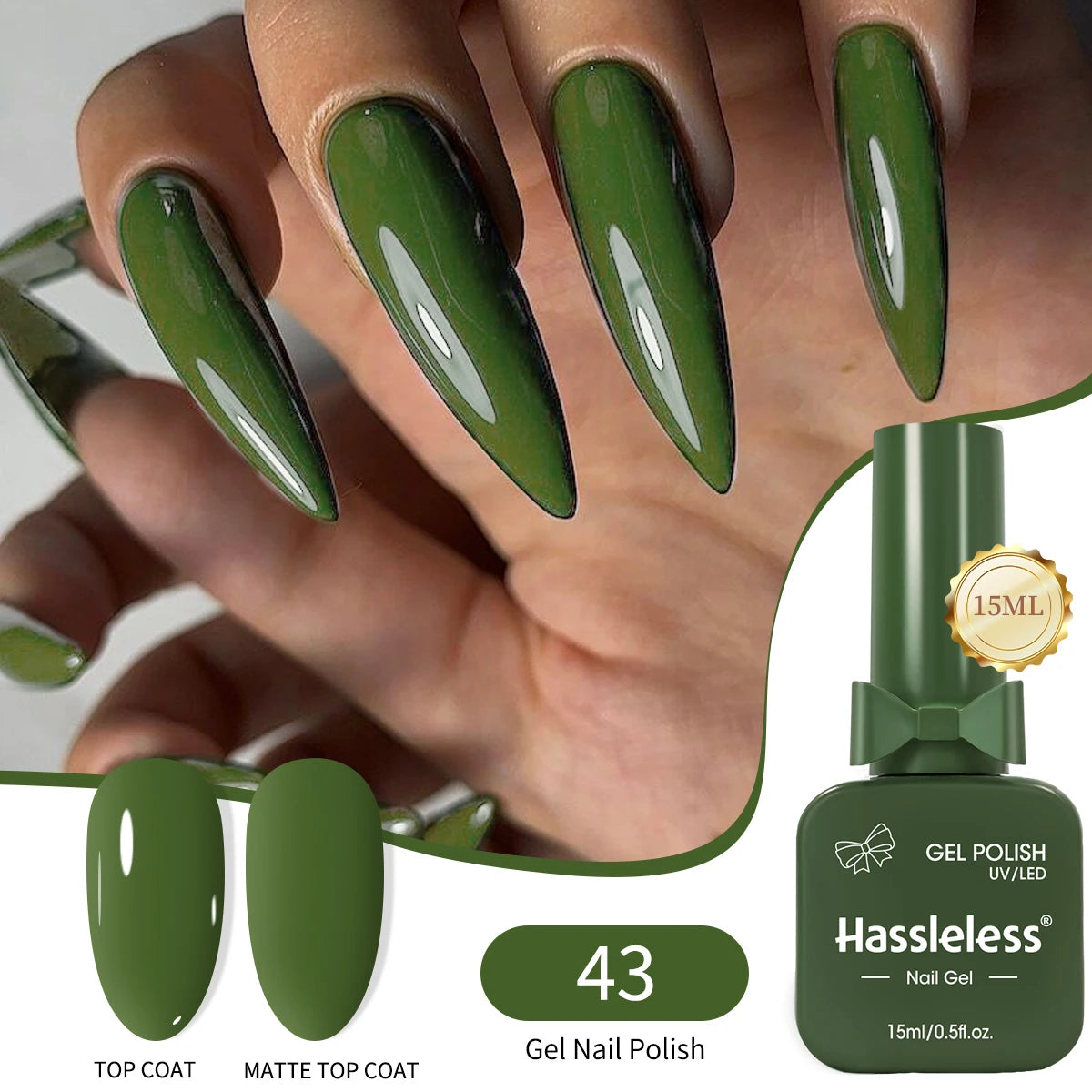 Single-Use 15ml Gel Nail Polish - Easy Home/Salon Manicure