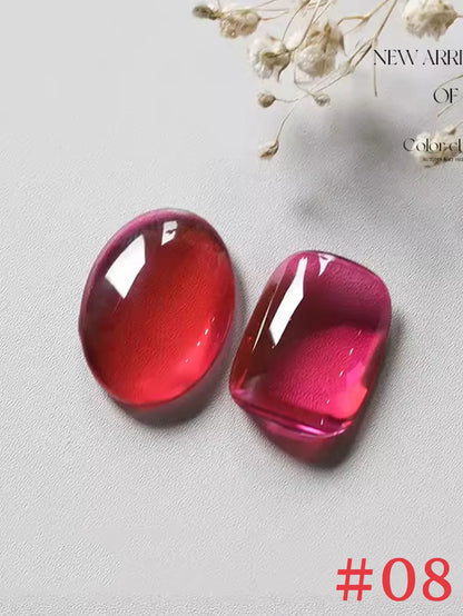 MIANEL Gel Nail Polish 12ML - Candy Glass Finish, 1-10pcs