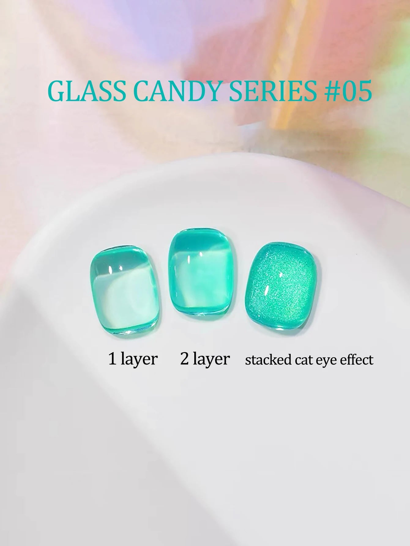 MIANEL Gel Nail Polish 12ML - Candy Glass Finish, 1-10pcs