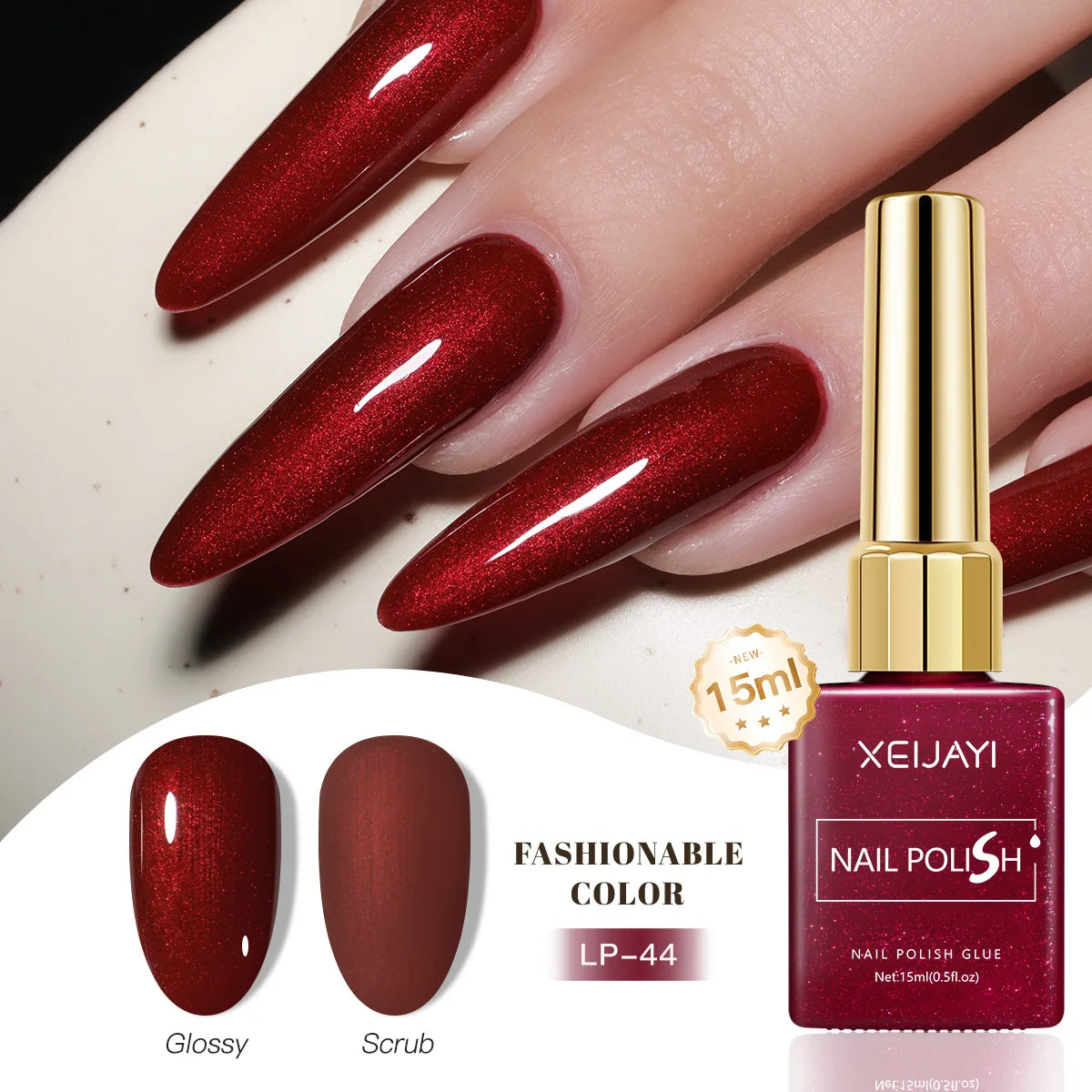 Gel Nail Polish: Nail Varnish Gel 60 Colors - Gloss, Matte, Ice-Clear Finish