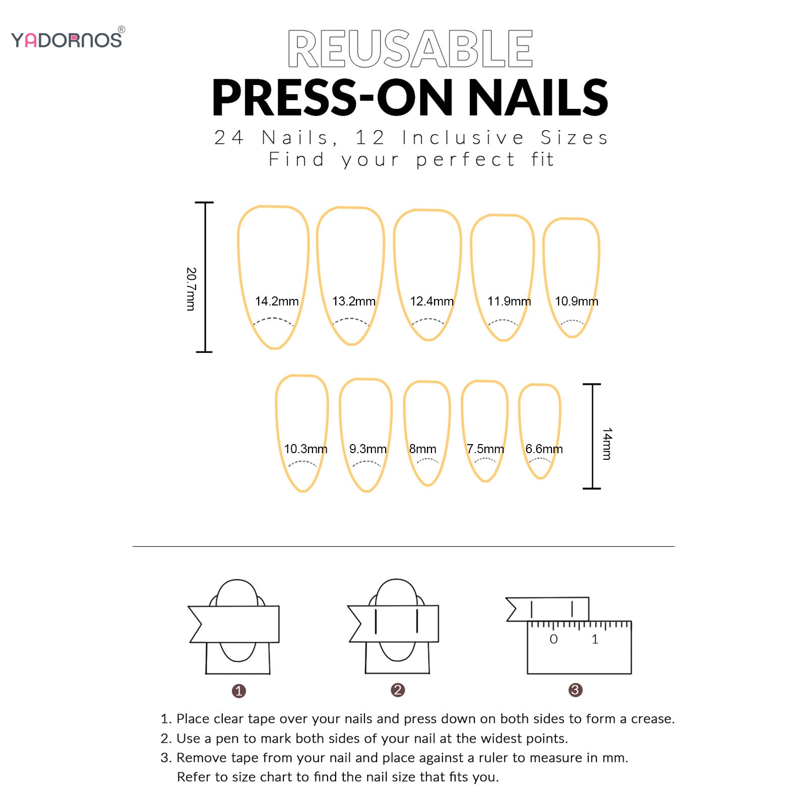 Press On Nails: Glossy Red Cat's Eye Press On Nails - 24pcs Almond Shape