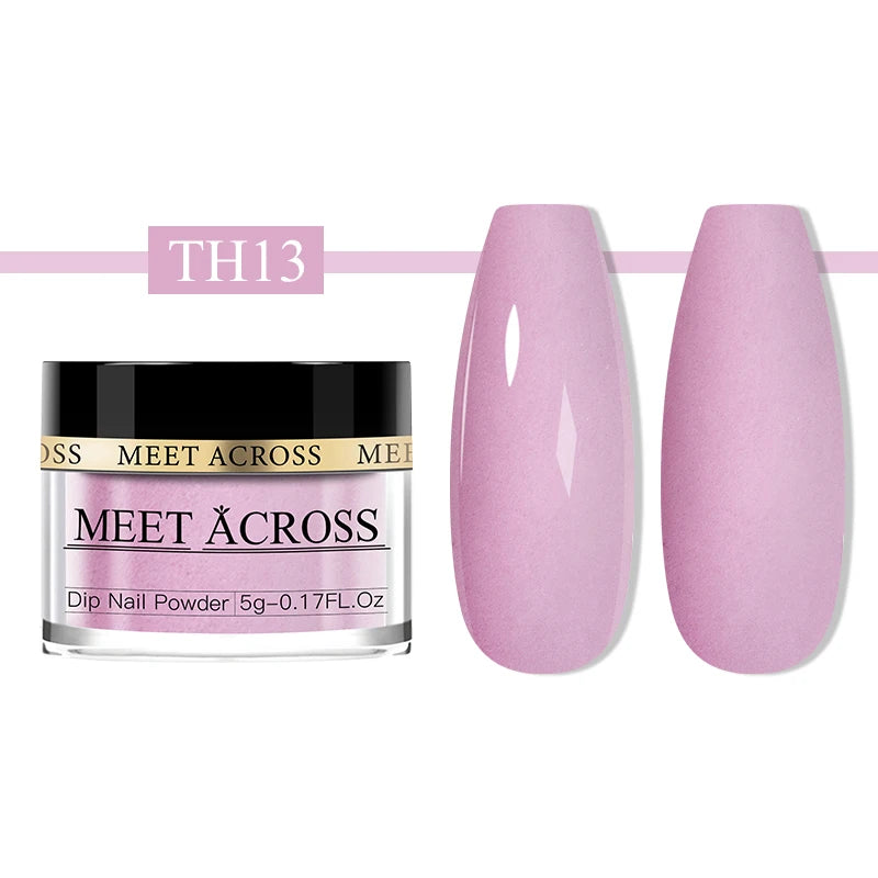 Glitter Nail Dipping Powder - Pink, No Lamp, 5/10g