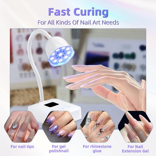 LED Nail Lamp - Portable USB UV Fast Gel Polish Dryer