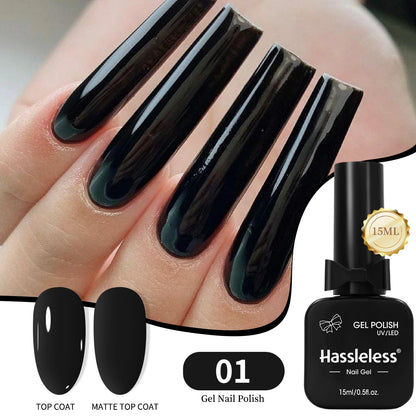 Single-Use 15ml Gel Nail Polish - Easy Home/Salon Manicure