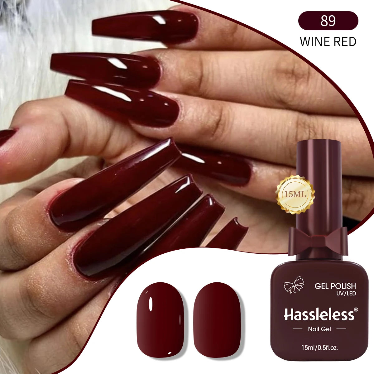 Single-Use 15ml Gel Nail Polish - Easy Home/Salon Manicure