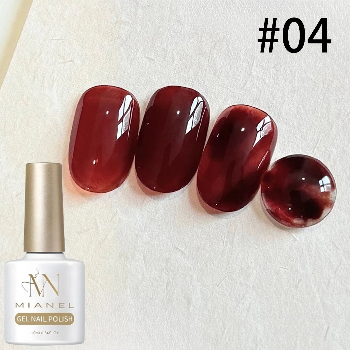 Jelly Gel Nail Polish 10ML - Brown Amber Series 2026