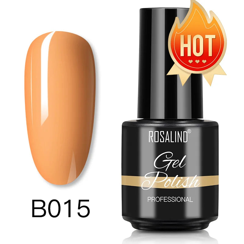 ROSALIND gel nail polish colors For Nail Art Soak Off Semi-permanent UV LED en gel temperature nail polish Christmas nail