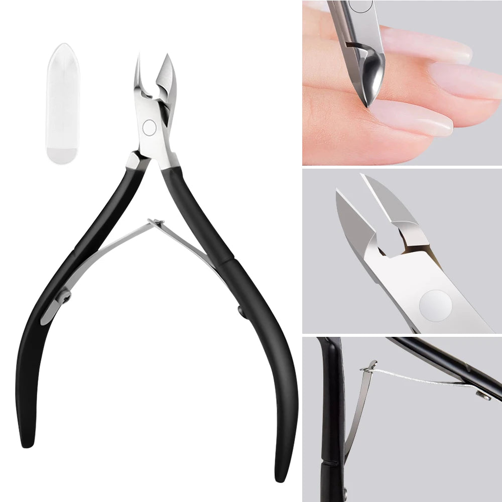 Stainless Steel Cuticle Nipper - Precision Manicure Tool