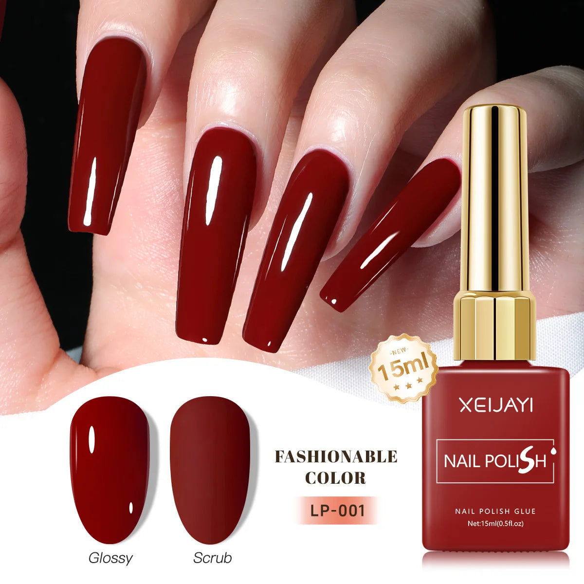 Gel Nail Polish: Nail Varnish Gel 60 Colors - Gloss, Matte, Ice-Clear Finish
