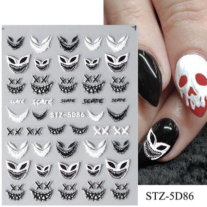 Insect Dragonfly 5D Nail Art Stickers - Y2K Summer Manicure Decals