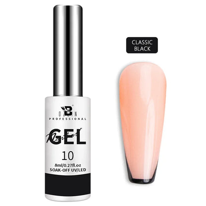 Gel Nail Polish Metallic Liner Gel: Gold & Silver Chrome Nail Polish