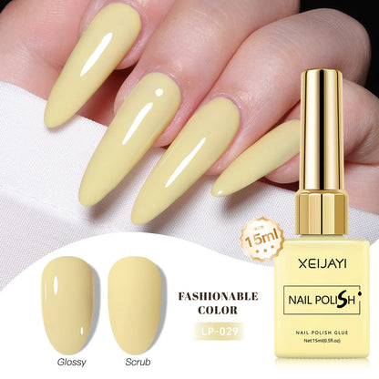 Gel Nail Polish: Nail Varnish Gel 60 Colors - Gloss, Matte, Ice-Clear Finish