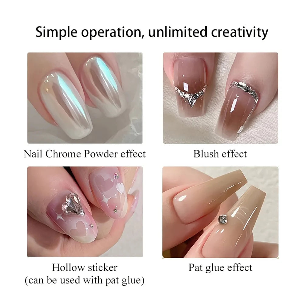 1PC Silicone Nail Art Brush Mini Round Head Soft Gel Pusher Cuticle Cleaner Manicure Dustproof