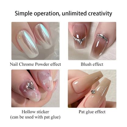 1PC Silicone Nail Art Brush Mini Round Head Soft Gel Pusher Cuticle Cleaner Manicure Dustproof