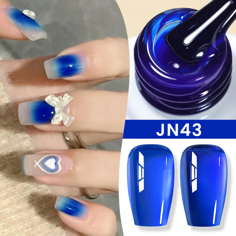 Jelly Nude Gel Nail Polish - 50 Colors, UV LED Soak Off