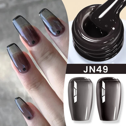 Jelly Nude Gel Nail Polish 10ml - Light Pink Peach UV Cure