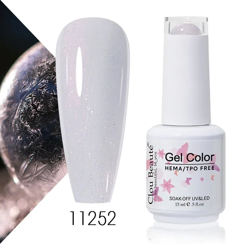 Clou Beaute 15ml Summer Bright Hot Pink Orange HEMA TPO FREE Nail Gel Polish Vernis Semi Permanent Nail Art Pigment Gel Varnish