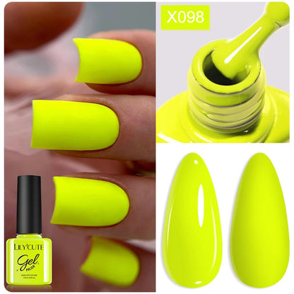 LILYCUTE 7ml Thermal Gel Nail Polish 3 Layers Temperature Color Changing Gel Polish Semi Permanent UV Gel For Nail Art Manicure