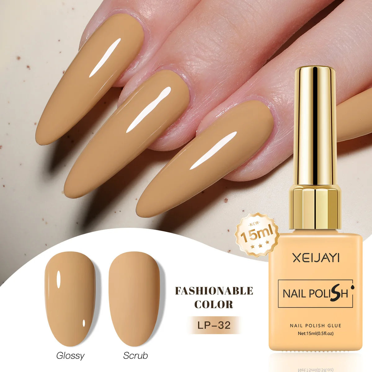 Gel Nail Polish: Nail Varnish Gel 60 Colors - Gloss, Matte, Ice-Clear Finish
