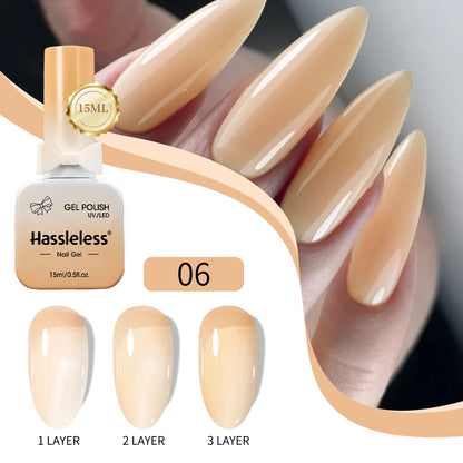 Single-Use 15ml Gel Nail Polish - Easy Home/Salon Manicure