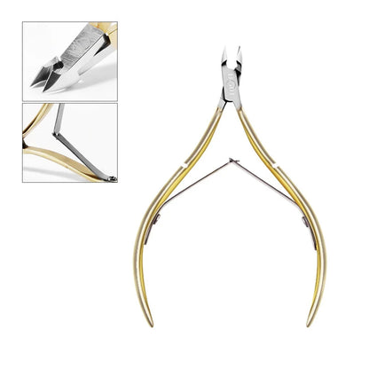 Stainless Steel Cuticle Nipper - Pro Nail & Toenail Trimmer