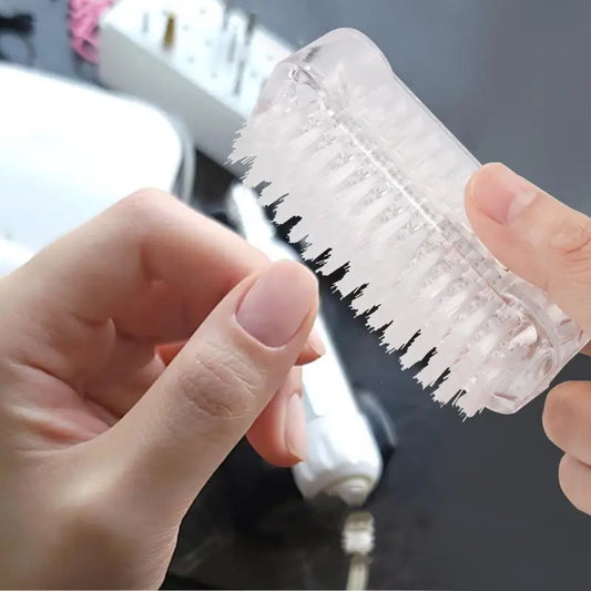 Nail Brush Double-Sided Cleaner for Manicure & Pedicure