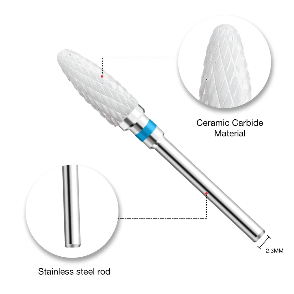 Nail Drill: Ceramic Carbide Electric Manicure Pedicure