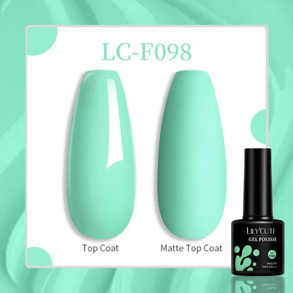 LILYCUTE 8ml Pink Natural Dried Flower Gel Nail Polish Summer Colorful Fairy Series Manicure Painting Soak Off Nail Art UV Gel
