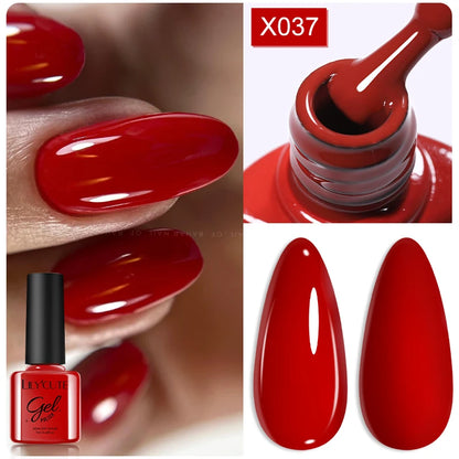 LILYCUTE 7ml Thermal Gel Nail Polish 3 Layers Temperature Color Changing Gel Polish Semi Permanent UV Gel For Nail Art Manicure