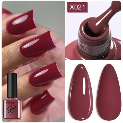 LILYCUTE 7ml Thermal Gel Nail Polish 3 Layers Temperature Color Changing Gel Polish Semi Permanent UV Gel For Nail Art Manicure